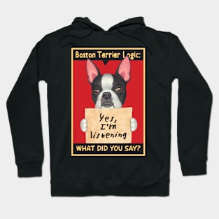 Boston Terrier Logic Hoodie